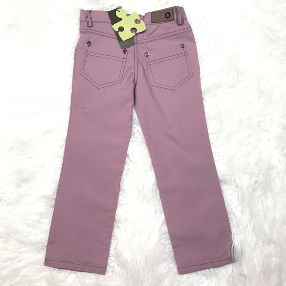 TROIZENFANTS LAVENDER GIRLS PANTS SIZE 4 "NWT" - Picture 4 of 4